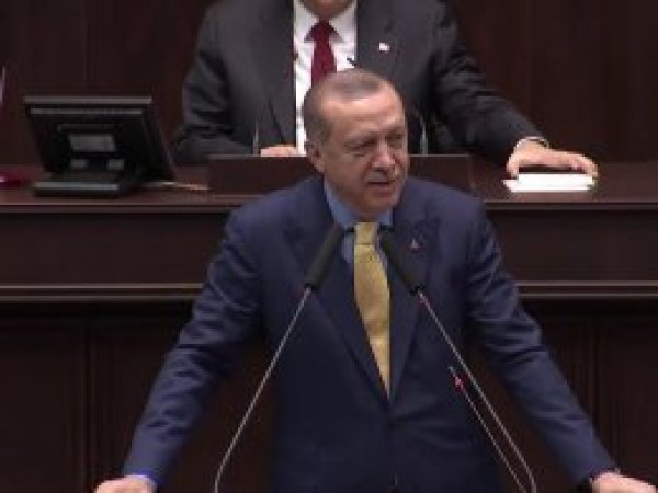 3 Yıl sonra Erdoğan AK partinin grup toplantısında
