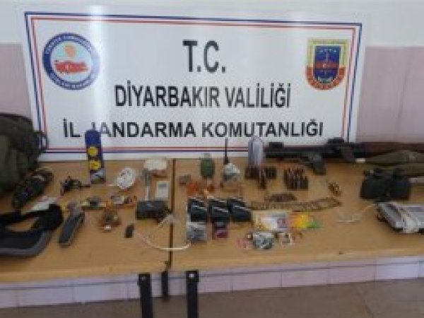 Çermik'te PKK mühimmatı ele geçirildi