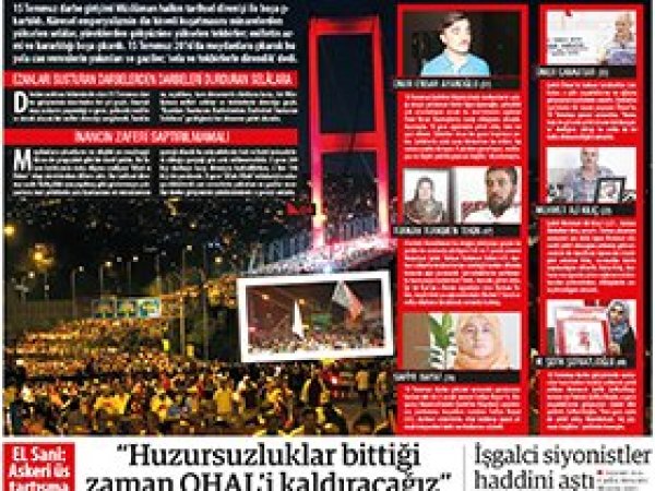 15 Temmuz'da tekbirlerle direndik