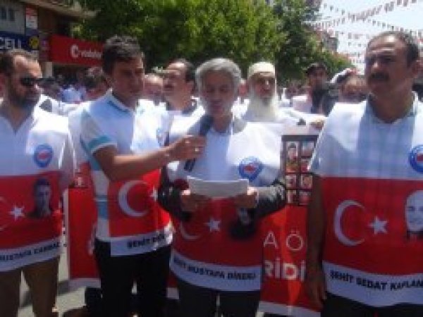 Bingöl'de kitlesel basın açıklaması