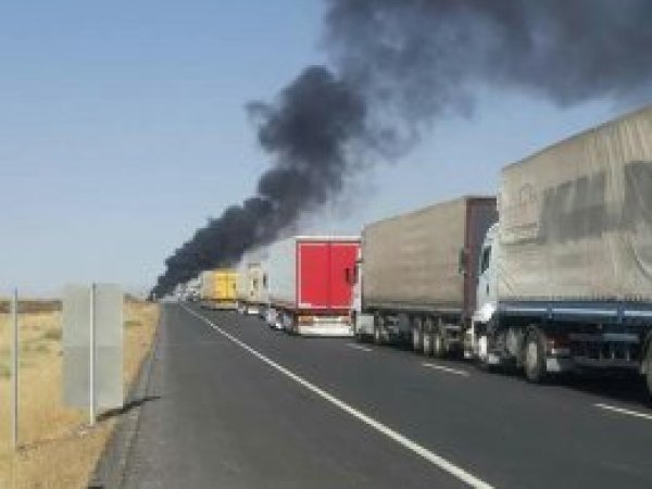 Mardin'de otobüs tankerle çarpıştı: 1 ölü