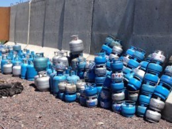 Ağrı'da kaçak tüp ele geçirildi