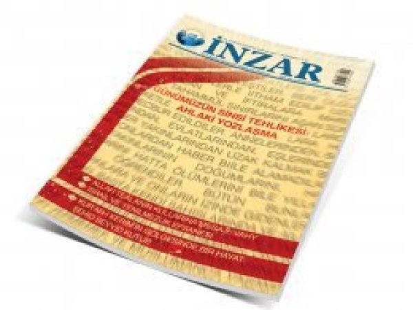 İnzar Dergisi'nin ağustos sayısı çıktı