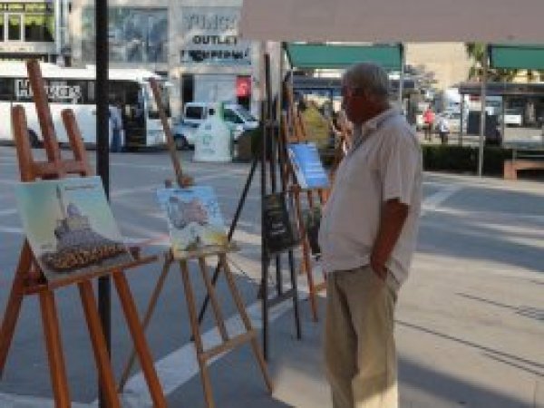 'Kudüs' temalı resim sergisi açıldı 