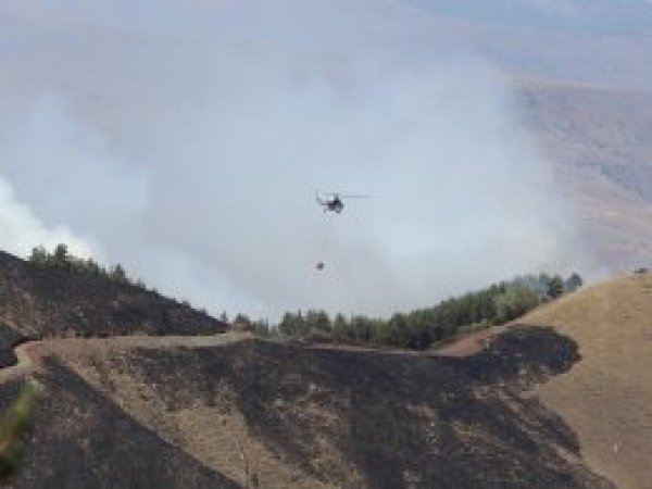 Erzurum'daki yangın kontrol altına alındı
