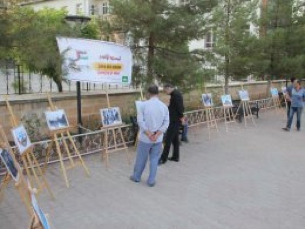 Midyat'ta "Kudüs" temalı resim sergisi açıldı