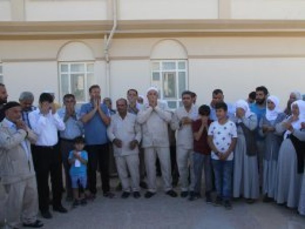 Midyat’ta ilk hac kafilesi dualarla uğurlandı