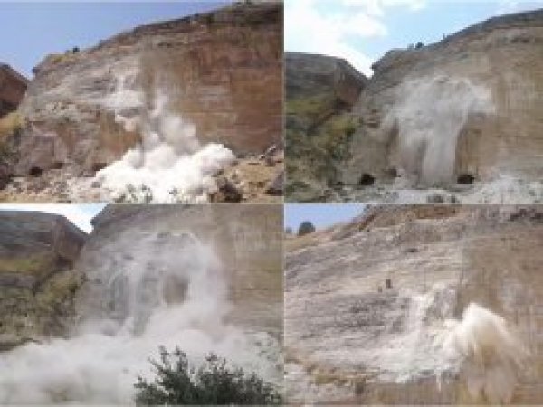 Hasankeyf’te dinamit kullanıldığının görüntüleri ortaya çıktı