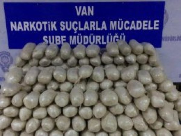 Van’da 100 kilo eroin ele geçirildi