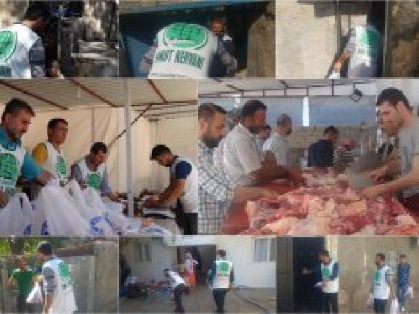 Cizre’de 750 aileye kurban eti ulaştırıldı