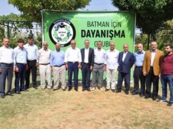 Batman Dayanışma Grubu projelerini açıkladı