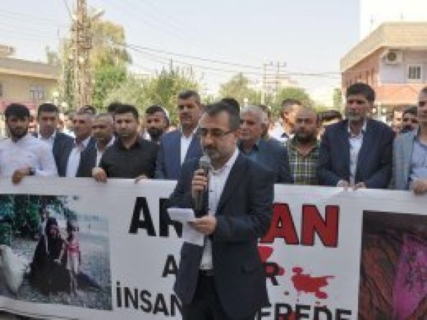 Cizre'de Arakan'daki katliamlar telin edildi