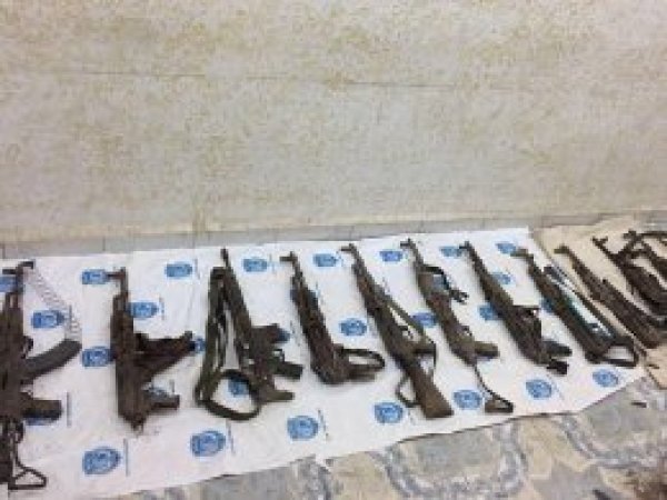 Nusaybin'de silah ve mühimmat bulundu
