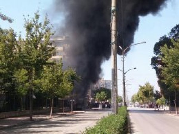 Van Karayolları Müdürlüğünde yangın