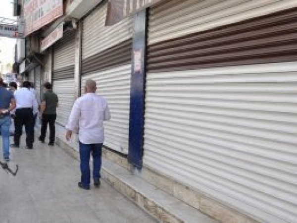 Batman’da esnaf ikinci günde kepenk açmadı