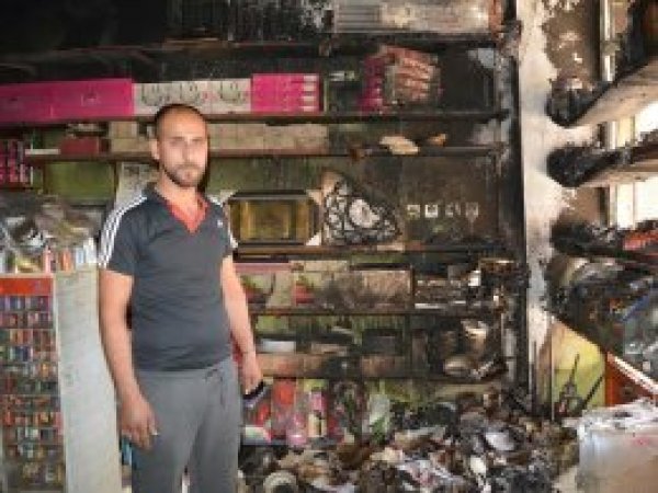 Batman'da çıkan yangın iş yerini küle çevirdi