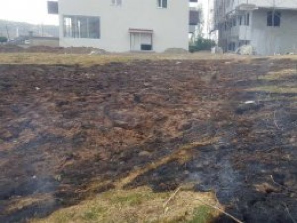 Bingöl'de esrarengiz toprak yangını