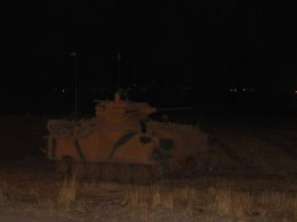 Habur bölgesinde gece tatbikatı