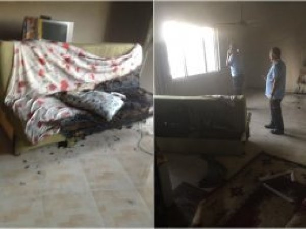Nusaybin'de bir evde yangın çıktı