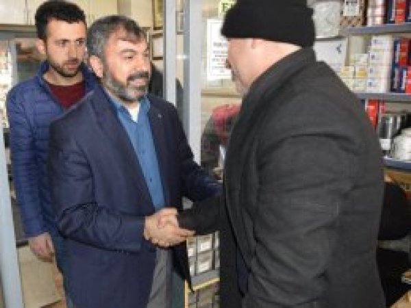 HÜDA PAR Siirt İl Başkanlığından esnaf ziyareti