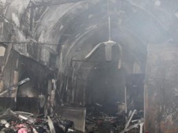 Kerkük'teki Kayseri Çarşısı'nda çıkan yangında milyar dolarlık altın eridi