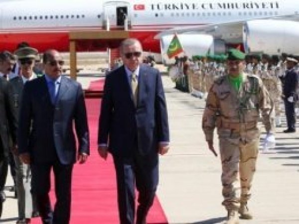Cumhurbaşkanı Recep Tayyip Erdoğan Moritanya'da