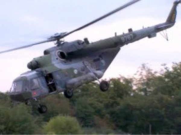 Çeçenistan'da helikopter düştü
