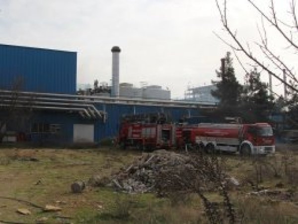 TMSF'ye devredilen FETÖ fabrikasında yangın