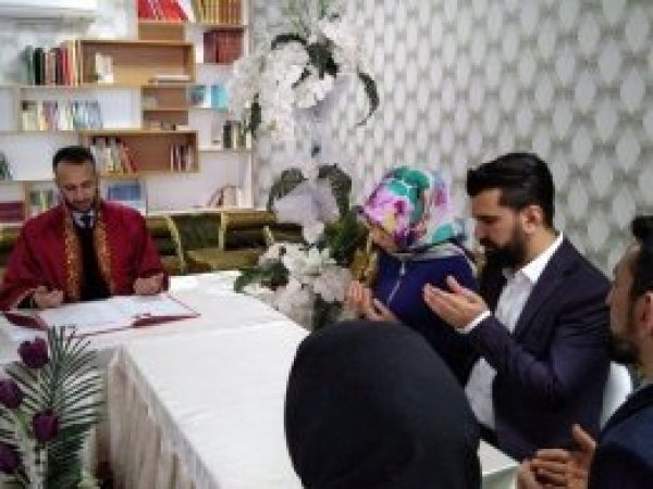 Diyarbakır’da ilk müftü nikâhı kıyıldı