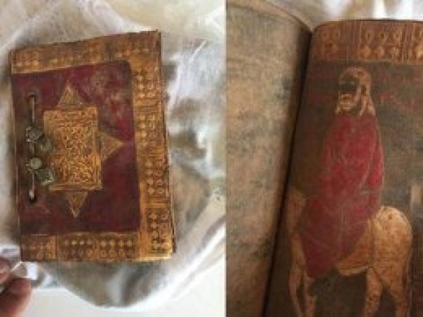 Aksaray'da bir araç tan tarihi İncil çıktı