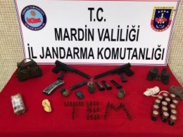 Mardin’de suikast silahları ele geçirildi