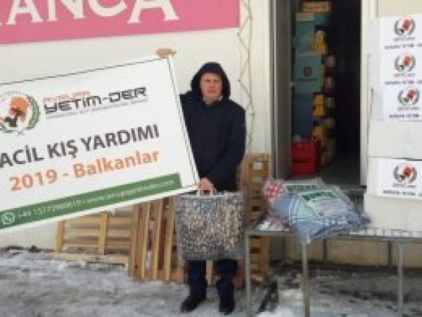 Avrupa Yetim-Der’den Karadağ’a ‘Kış Yardımı’