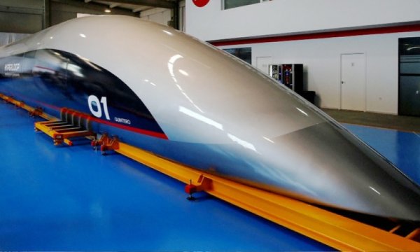 Hyperloop teknolojisiyle saatte 1220 km hızla karada seyahat