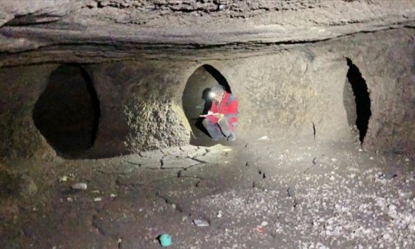 Kayseri'de yer altı şehri bulundu