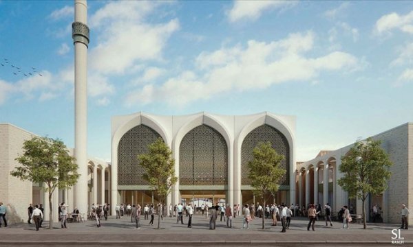 Almanya'da 2 bin kişilik cami ve külliye projesi tanıtıldı