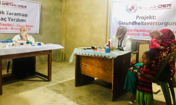 Arakanlı mazlumlara doktor ve ilaç desteği