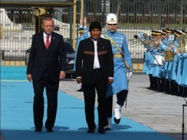 Bolivya Devlet Başkanı Morales Ankara'da