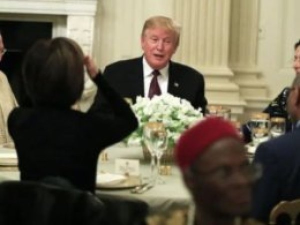 Donald Trump Beyaz Saray'da iftar verdi!