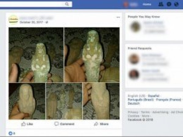 Orta Doğu'da yağmalanan tarihi eserler sosyal medya üzerinden Avrupa'ya satılıyor