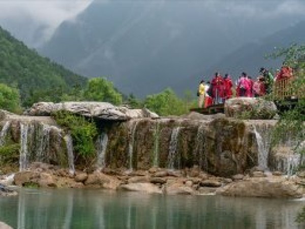Himalaya eteklerindeki antik kasaba Liciang