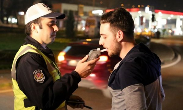 8 ayda 105 bin alkollü sürücü yakalandı
