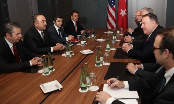 Dışişleri Bakanı Çavuşoğlu Pompeo ile görüştü