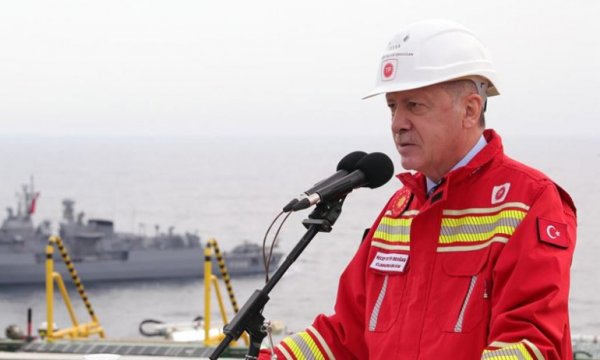 Cumhurbaşkanı Erdoğan: Sakarya Sahası'nın Tuna-1 bölgesindeki toplam doğal gaz rezervi 405 milyar metreküpü buldu