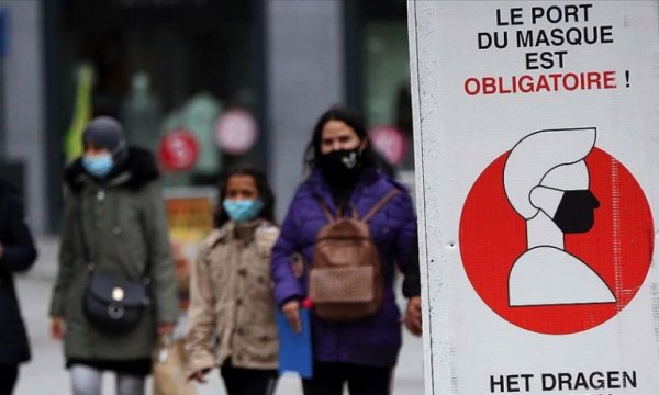 Avrupa'da Kovid-19 salgınında en fazla bulaşma Belçika'da