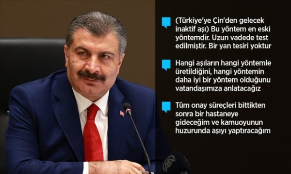 Bakan Koca, Kovid-19 aşı çalışmalarının detaylarını anlattı