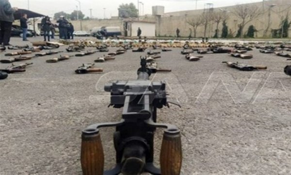Teröristlerin işgalinden kurtarılmış bölgelerde İsrail silahları bulundu 