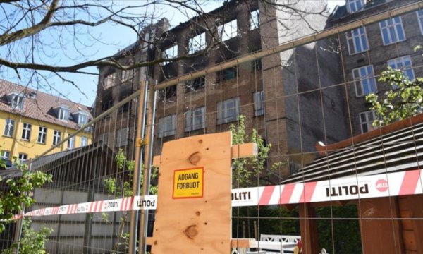 Danimarka'daki cami yangınında 'kundaklama' şüphesi