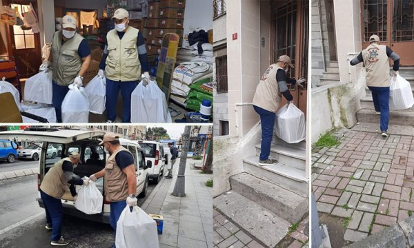 Kudüs Gönüllüleri ihtiyaç sahiplerine yönelik gıda yardımlarını sürdürüyor