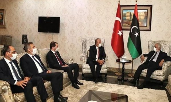 Hakan Fidan, İbrahim Kalın, Mevlüt Çavuşoğlu ve Berat Albayrak Libya’da