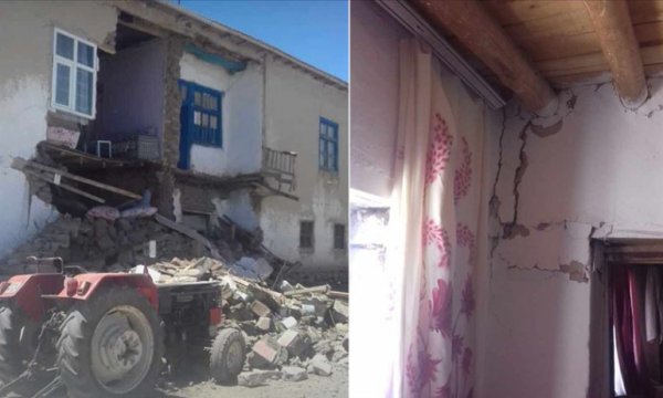 Van'ın Özalp ilçesinde 5,4 büyüklüğünde deprem